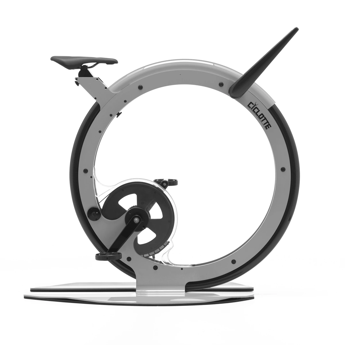 Ciclotte Steel · Gray finish