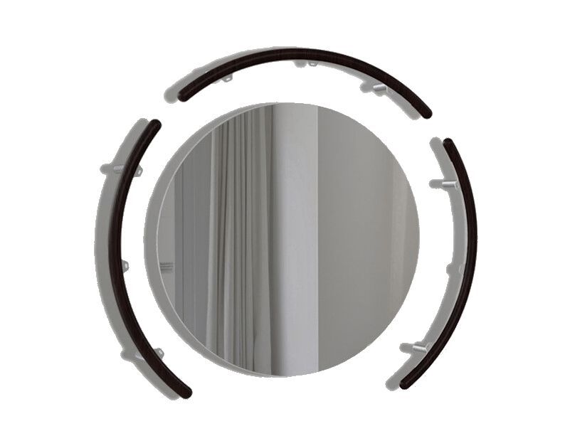The structure of the mirror and the grip arches