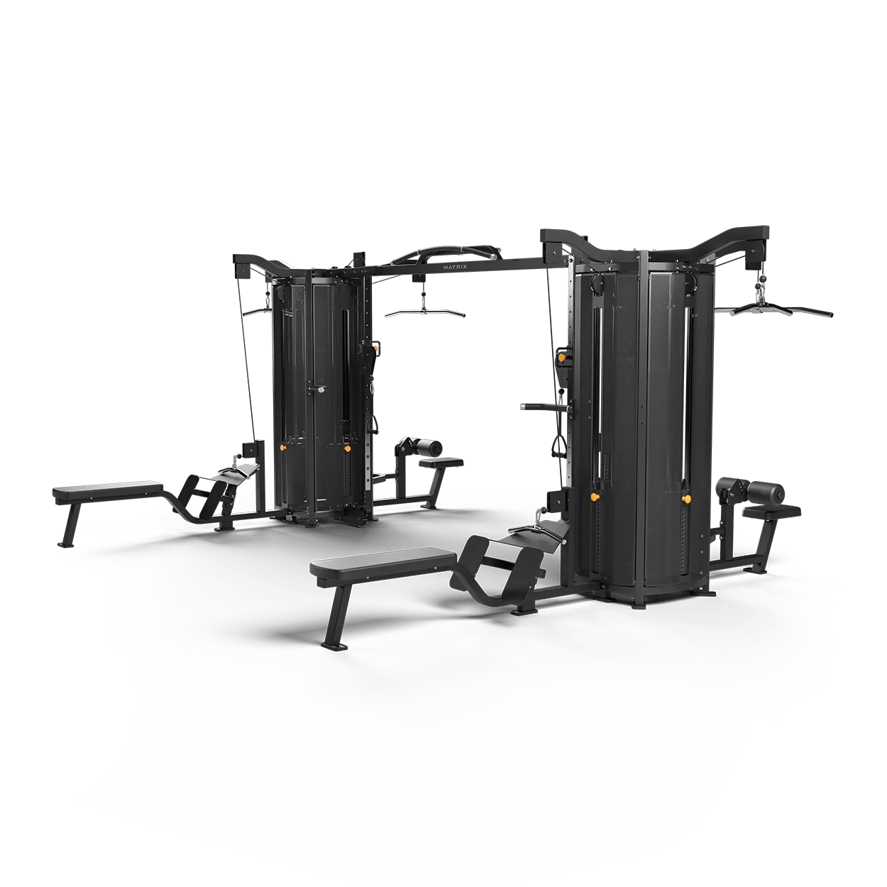 Multi-position training station with 8 towers from MATRIX series G1 | G1-MS80