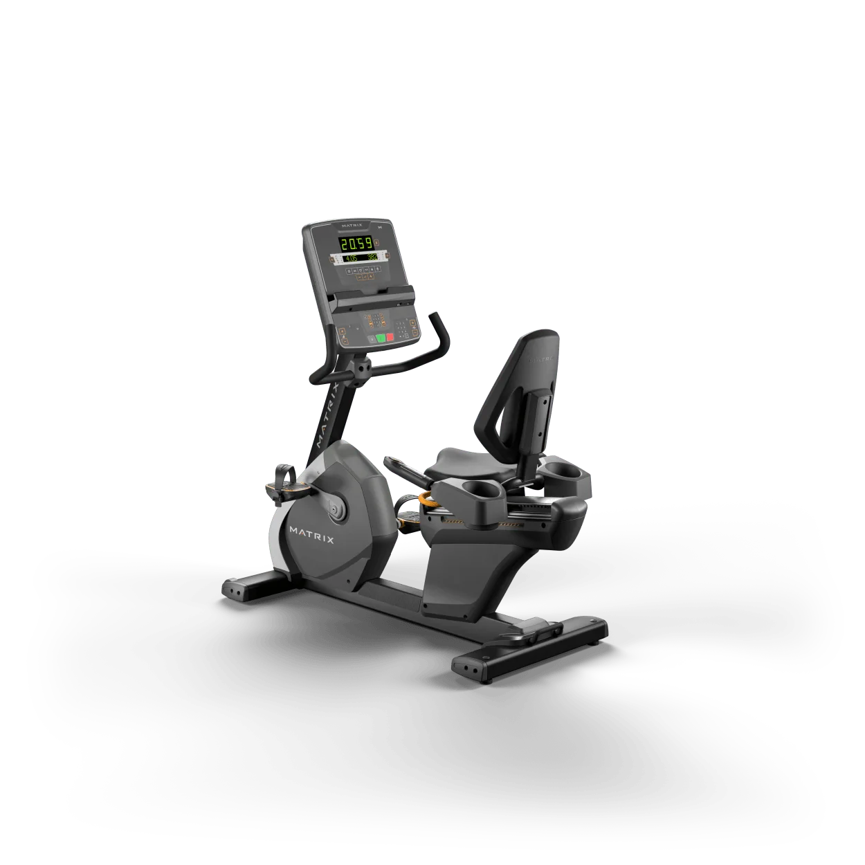 Performance Recumbent Cycle R-PS-LED recumbent exercise bike with LED console from MATRIX | Model R-PS-LED