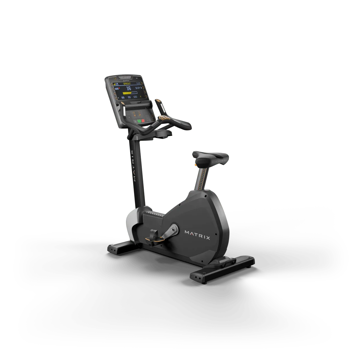 PERFORMANCE upright exercise bike with PREMIUM LED console from MATRIX from the CARDIO PERFORMANCE series U-PS-PLED