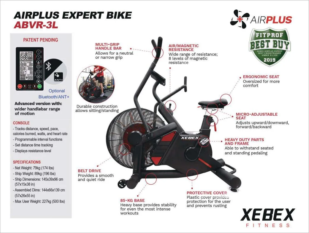 Xebex Air Bike | Model BBIKE-ABVR-3L — picture 9