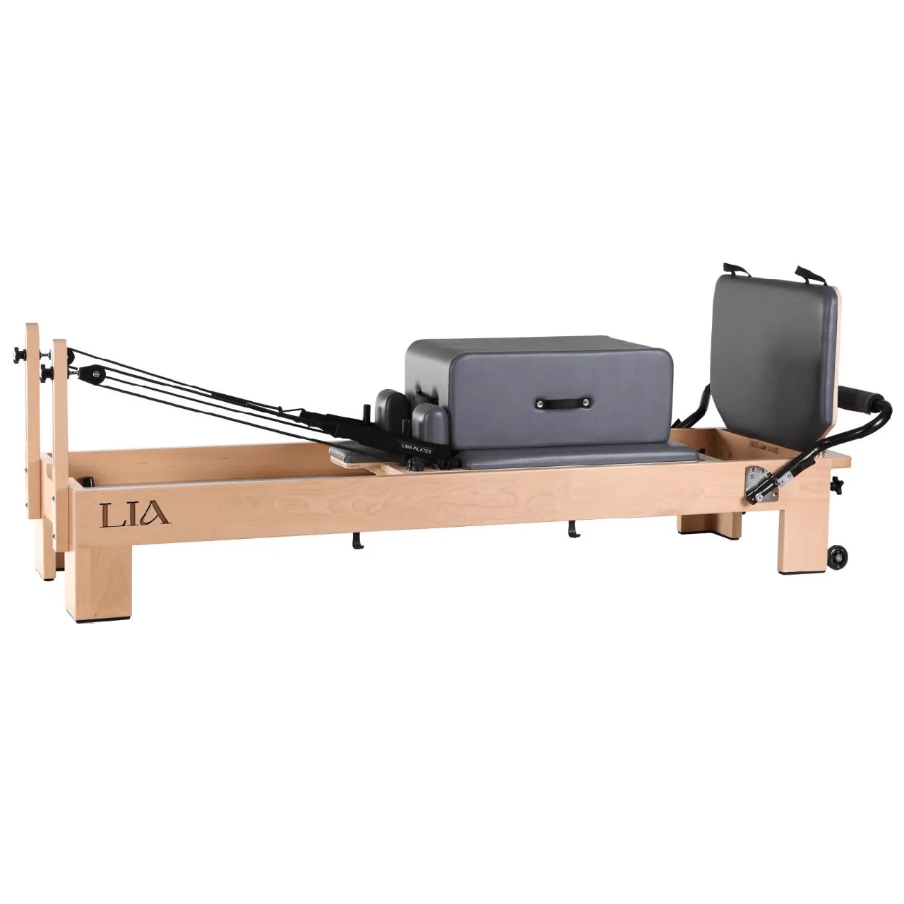 Essence reformer made of maple wood model LIA181WM from LIA PILATES