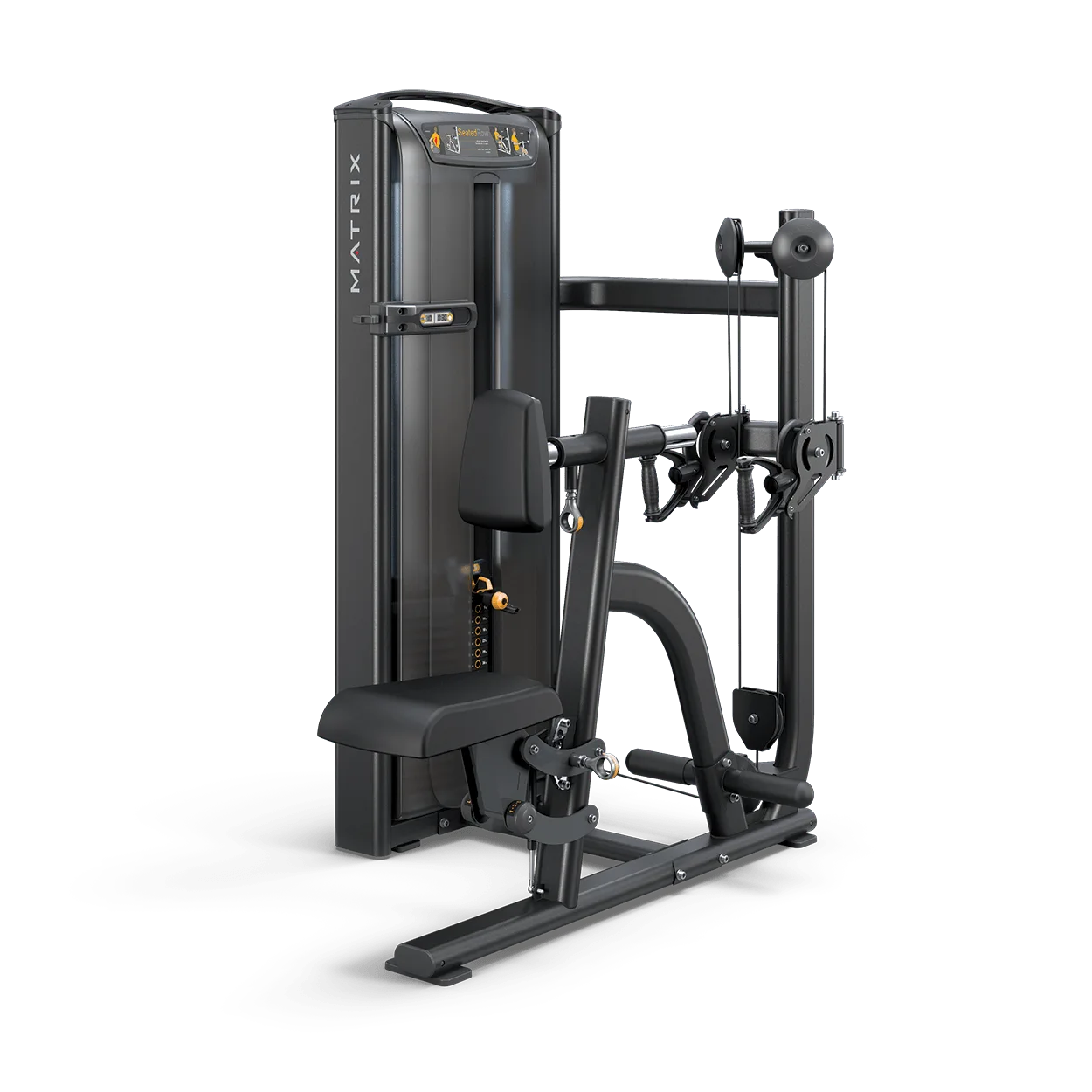 Split seated row machine from the VERSA series of MATRIX | Model VS-S34