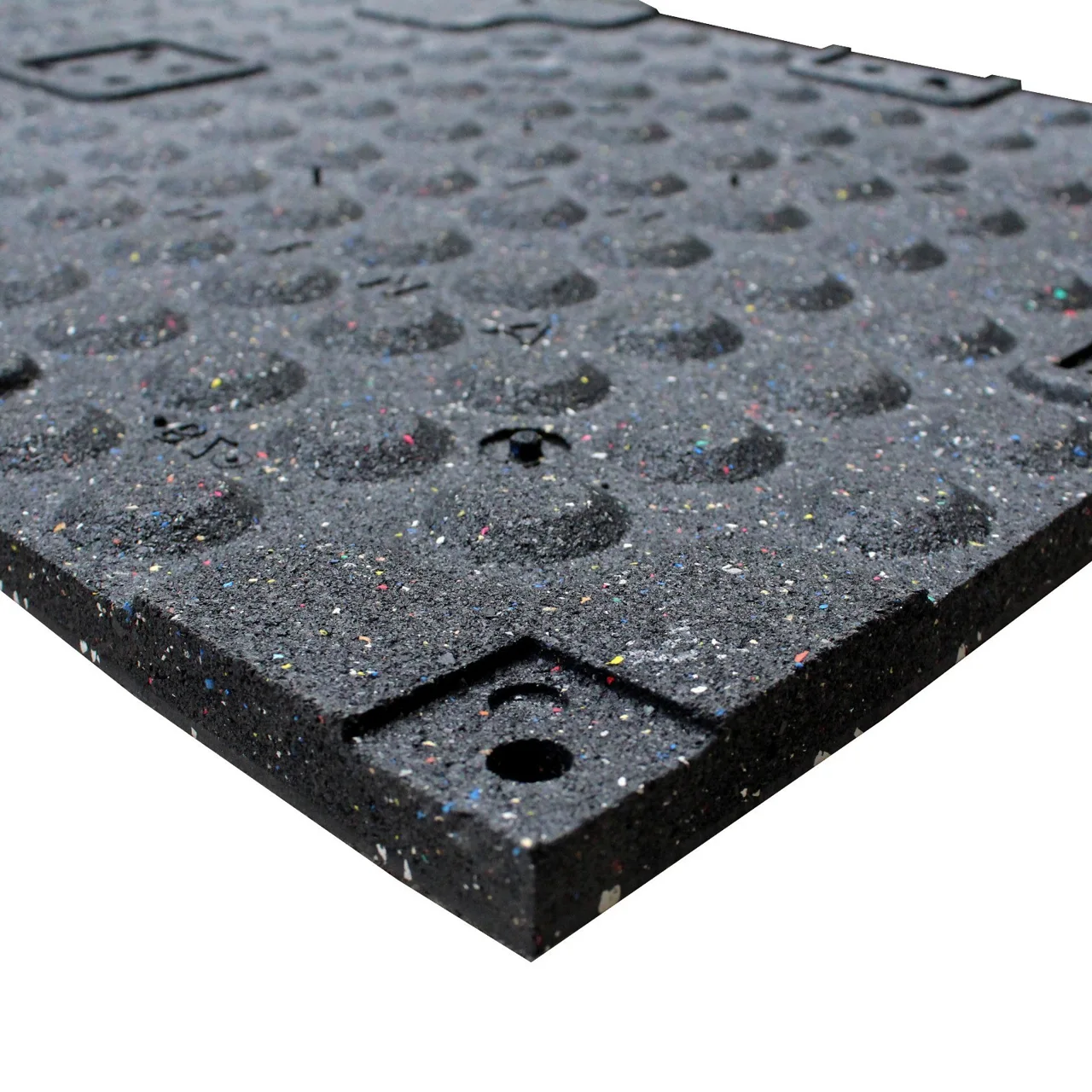 Smooth black anti-vibe tile STK20/100/100FULLBLACK — picture 1