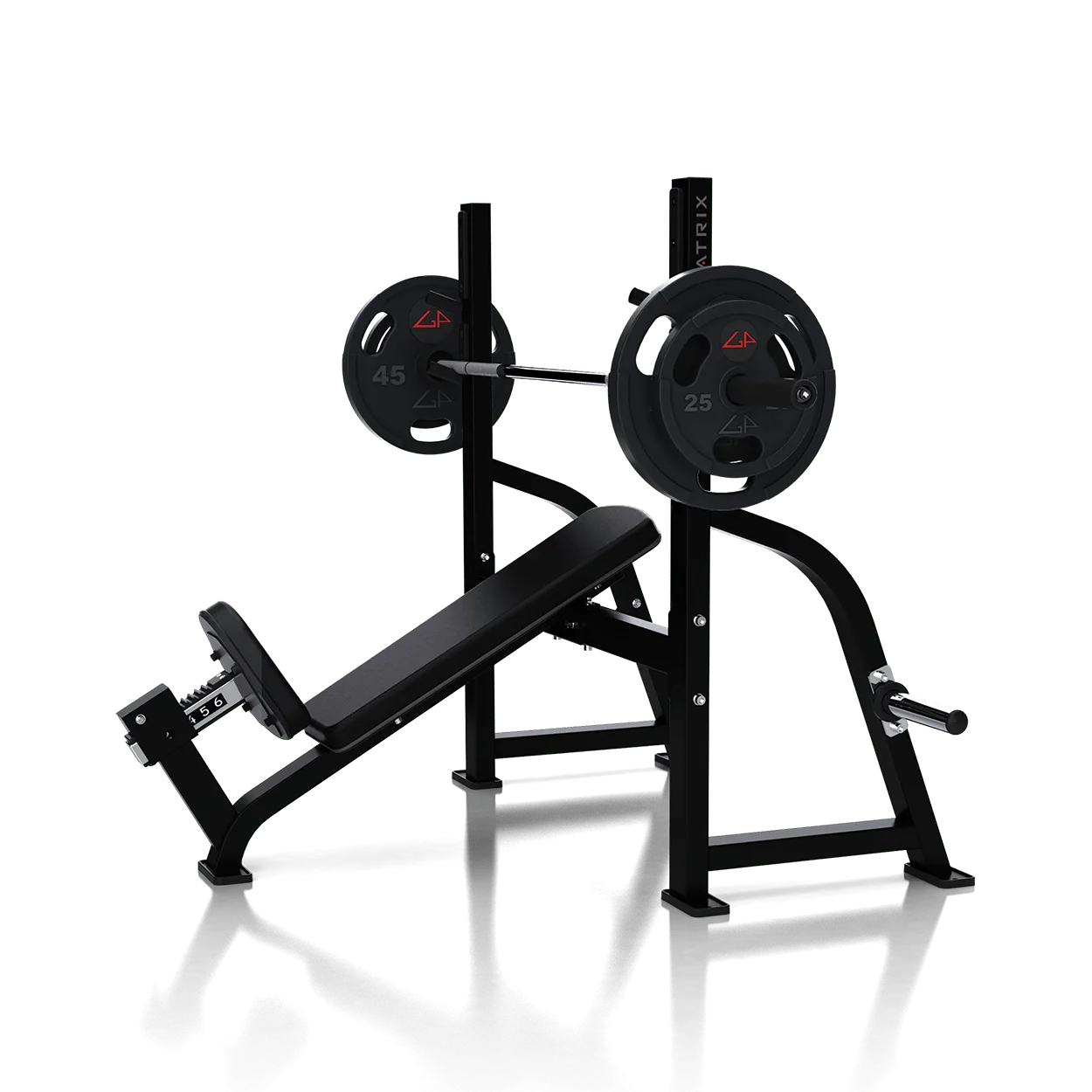 Olympic incline bench from MATRIX G1 series G1-FW164