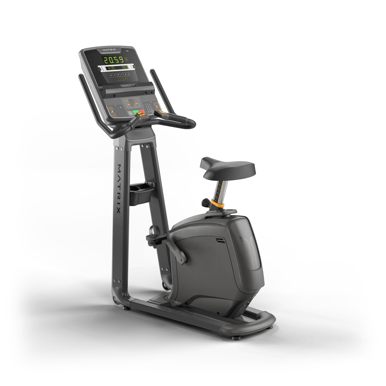 LIFESTYLE upright bike with LED screen by MATRIX from the GROUP TRAINING CARDIO series U-LS-LED
