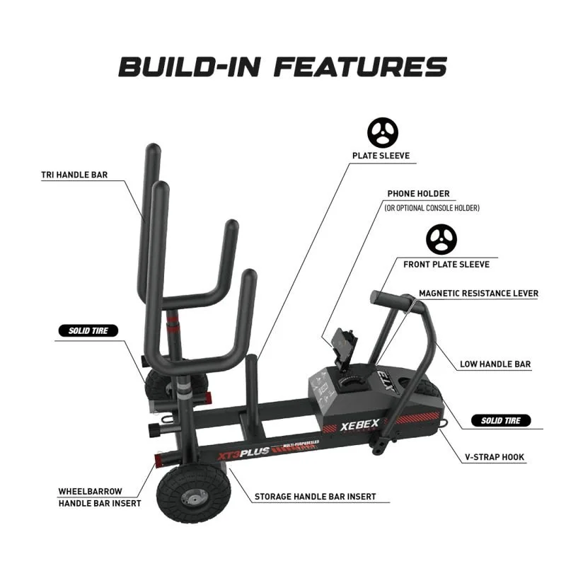 XEBEX XT3 Plus Drag and Push Sled | Model SLD-XT3V2 — picture 10