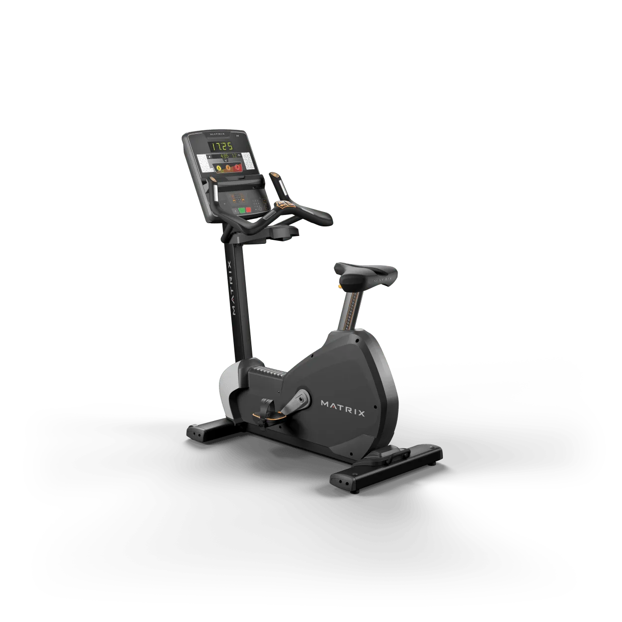 PERFORMANCE upright bicycle with LED screen from the MATRIX GROUP TRAINING series U-PS-GTLED