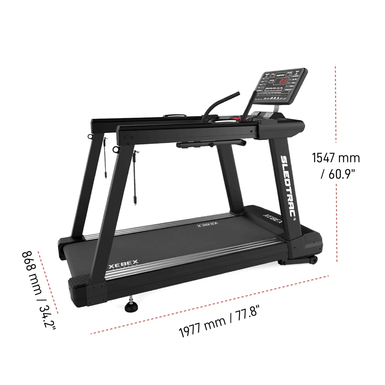 xebex SLEDTRAC | XEBEX-TREADMILL-ST6000 — תמונה 3