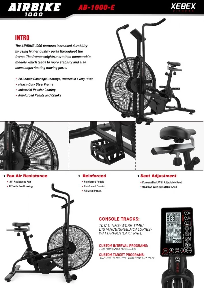 Xebex air bike | Model BIKE-AB-1-R — picture 10