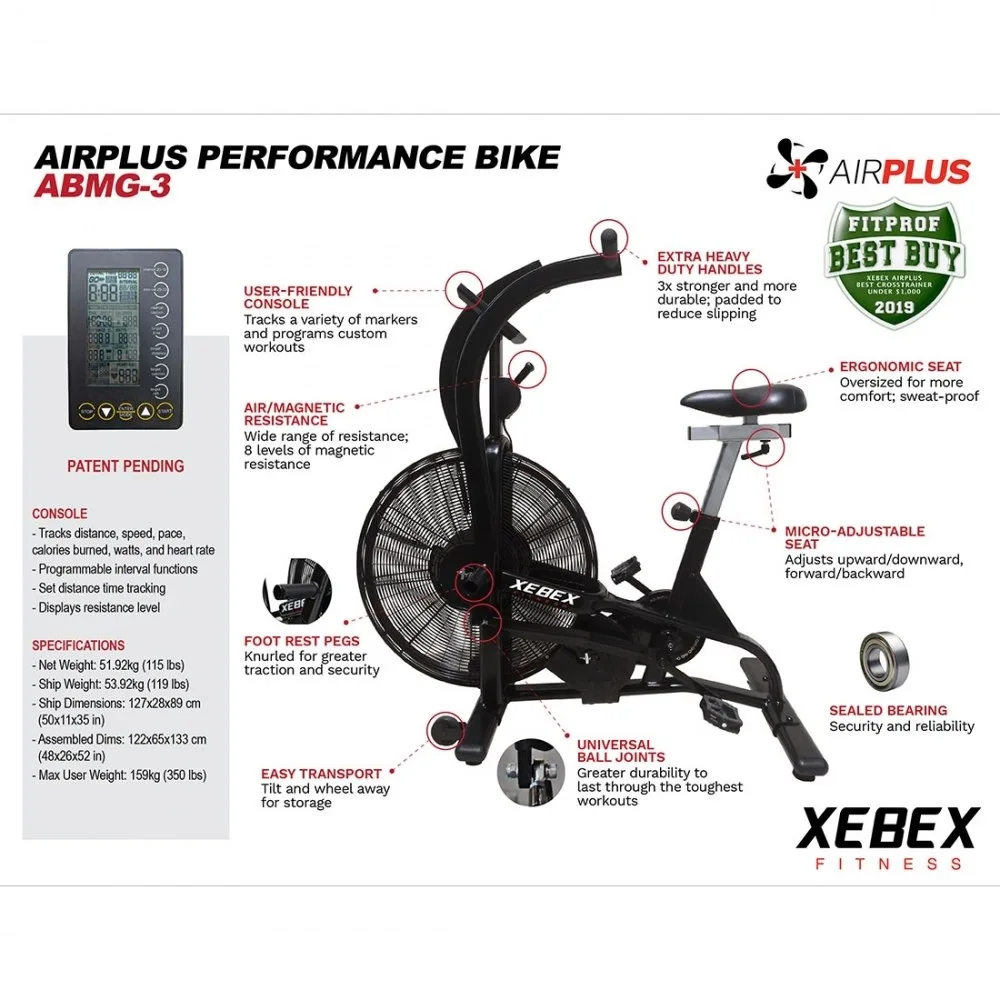 XEBEX air bike | Model BIKE-ABMG-3 — picture 1