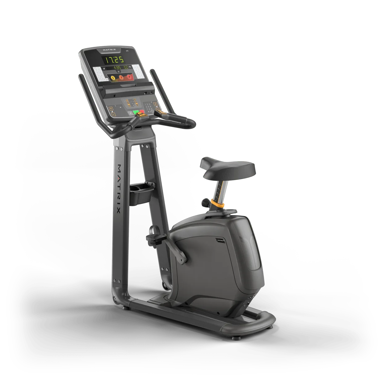 LIFESTYLE upright bicycle with LED screen from the MATRIX GROUP TRAINING series U-LS-GTLED