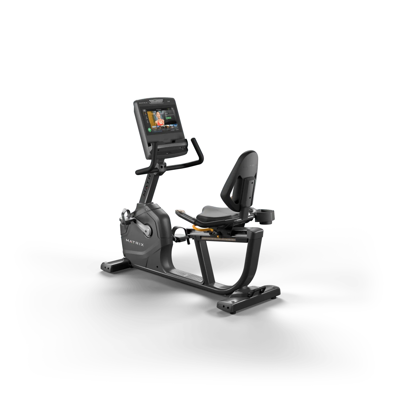 R-ES-TOUCH | Recumbent exercise bike from the CARDIO ENDURANCE series by MATRIX with a touch screen