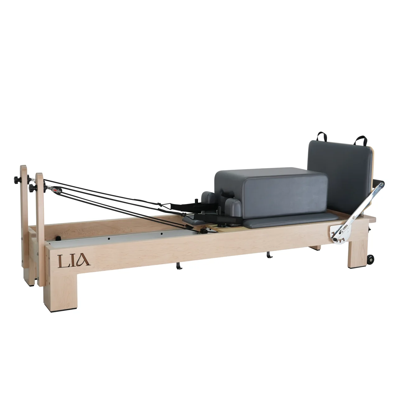 Serenity reformer made of maple wood model LIA182SW from LIA PILATES
