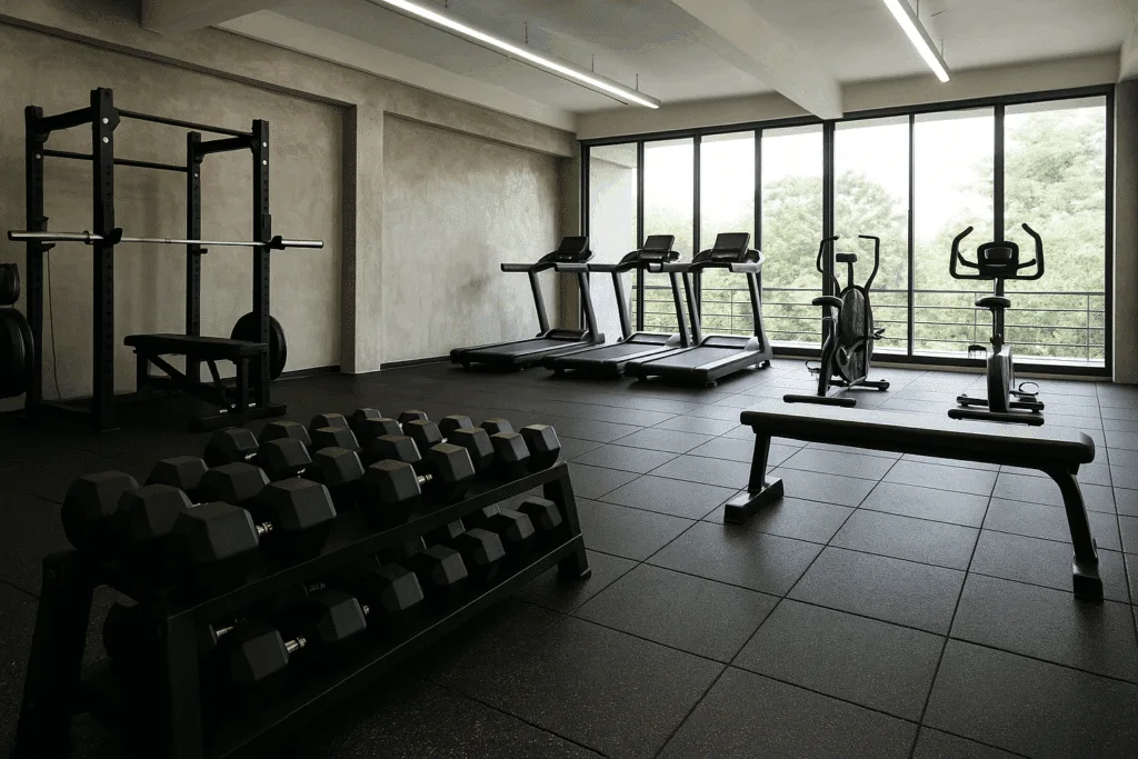 Rubber surfaces versus other floor solutions