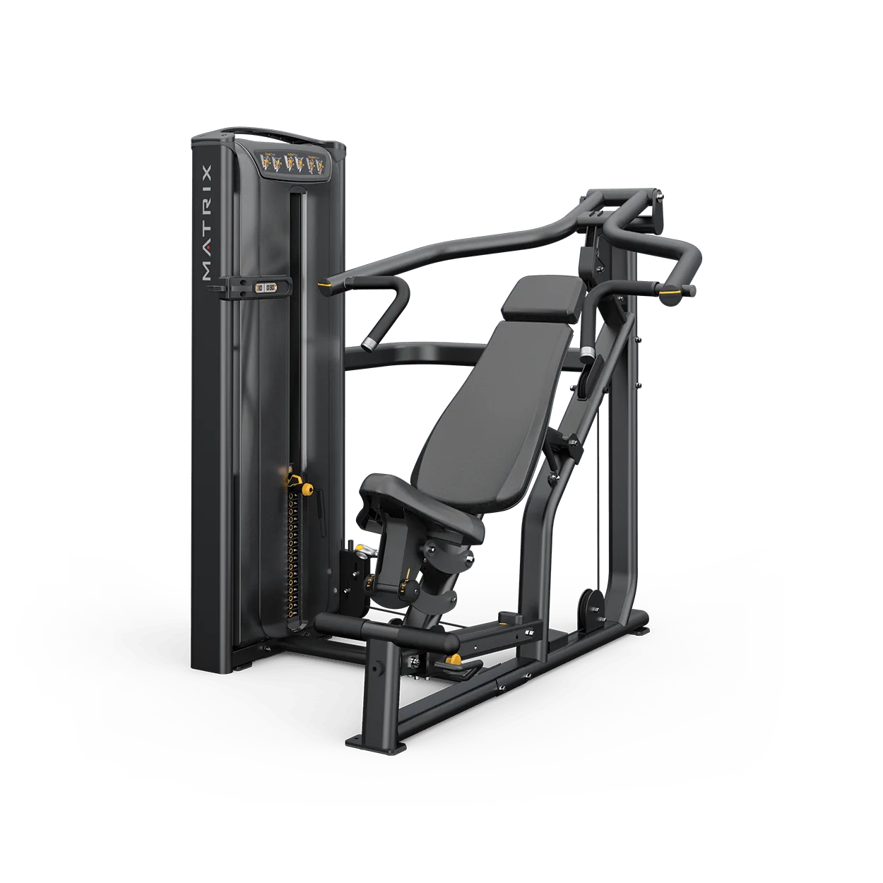 Multi-press that combines chest pressing and shoulder pressing in one device from the MATRIX VERSA series | Model VS-S131