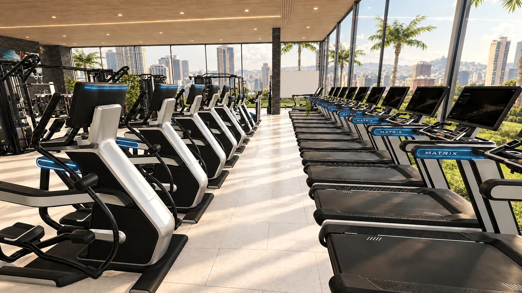 Science Park Fitness Center — Planning visualization, view 2