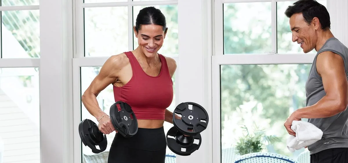 twist on dumbbells