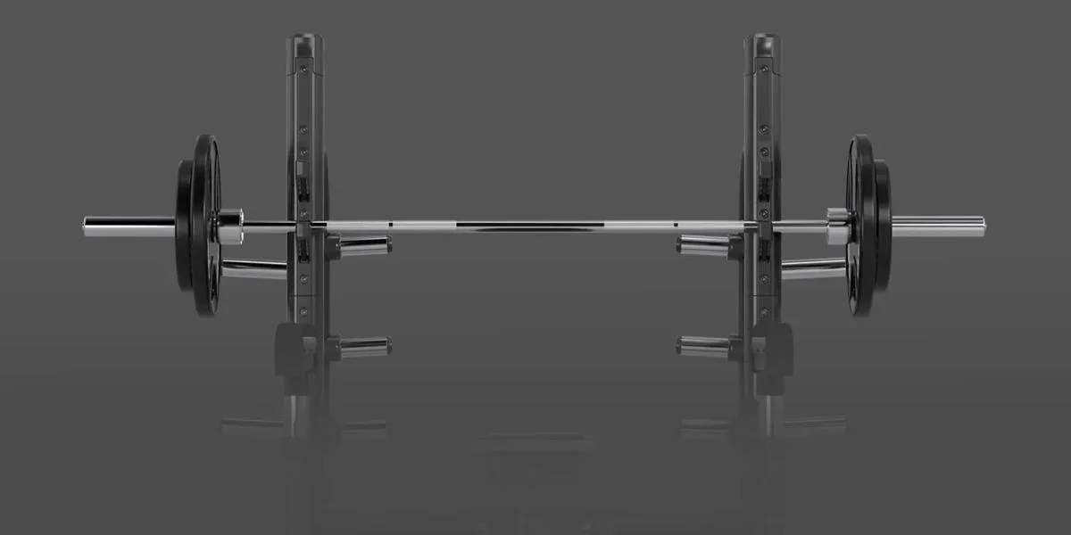 Magnum Olympic Safety Bench Safety Arms with multiple takeoff heights