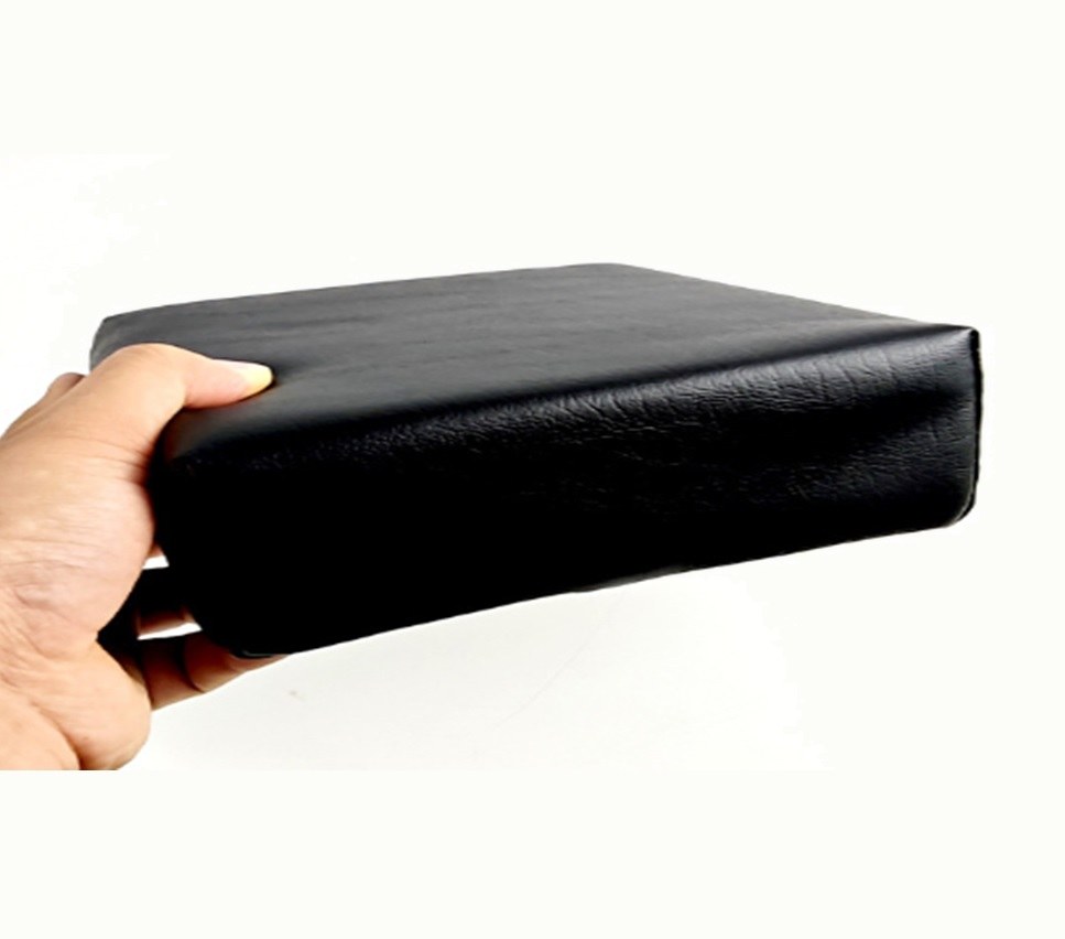 Black reformer pillow
