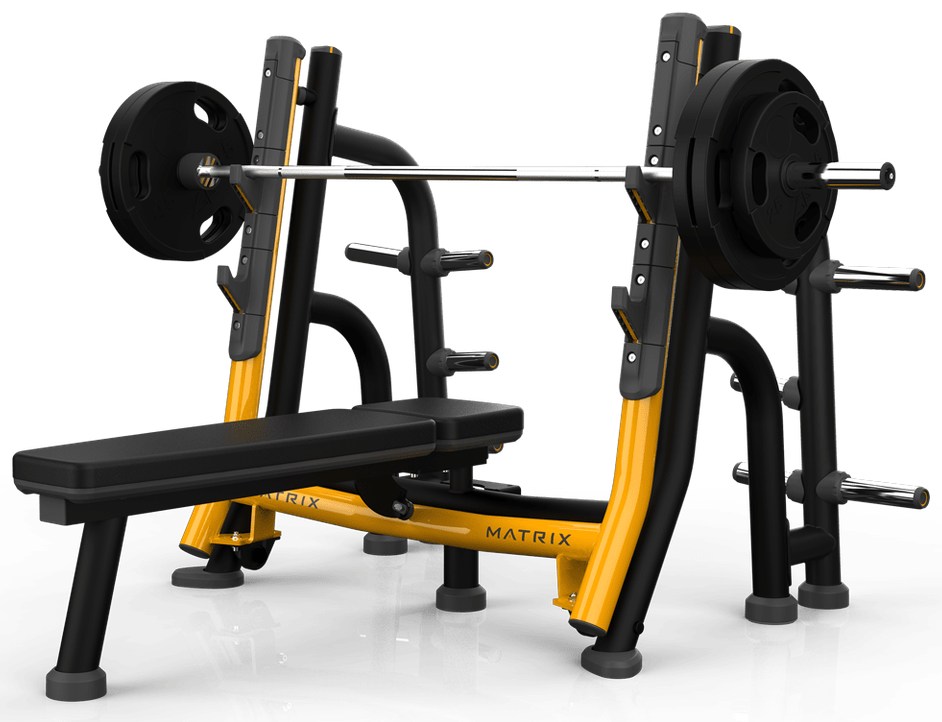 Olympic Flat Bench with Breaker Arms MG-A678
