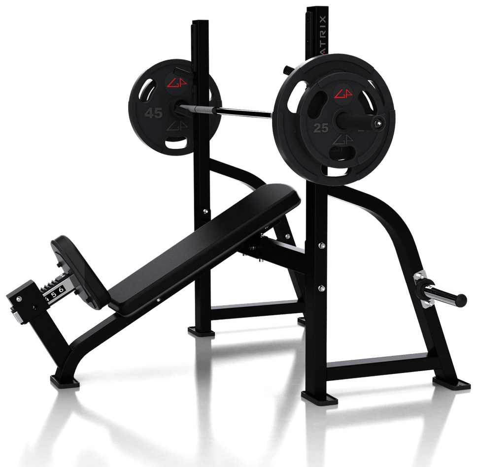Olympic bench with a positive slope G1-FW164