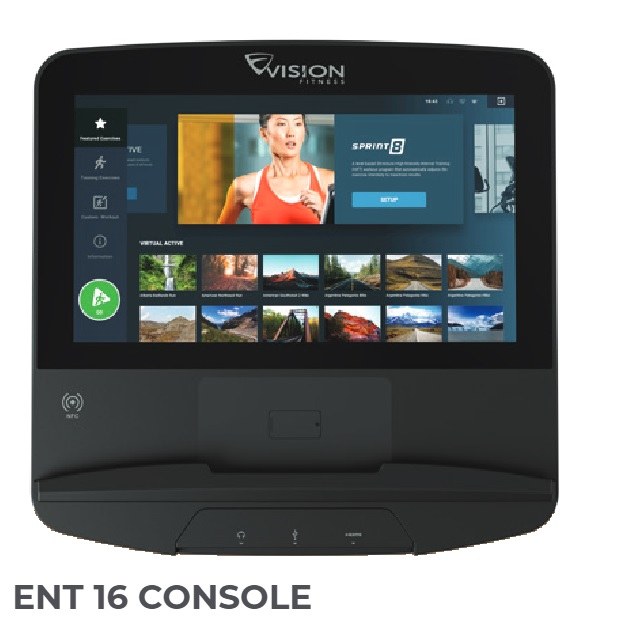Screen 16" Cardio Summit --- VISION ENT 16" FOR SUMMIT VISION-V-ENT16-C