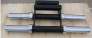 Rod handles with rubber grips EURO2306