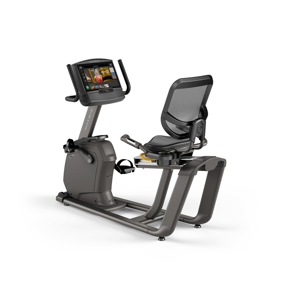 Exercise bike with backrest R30 R30