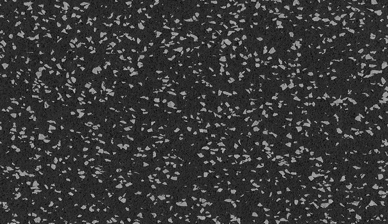 Rubber rolls SPORTEC color · Black with gray dots — picture 2