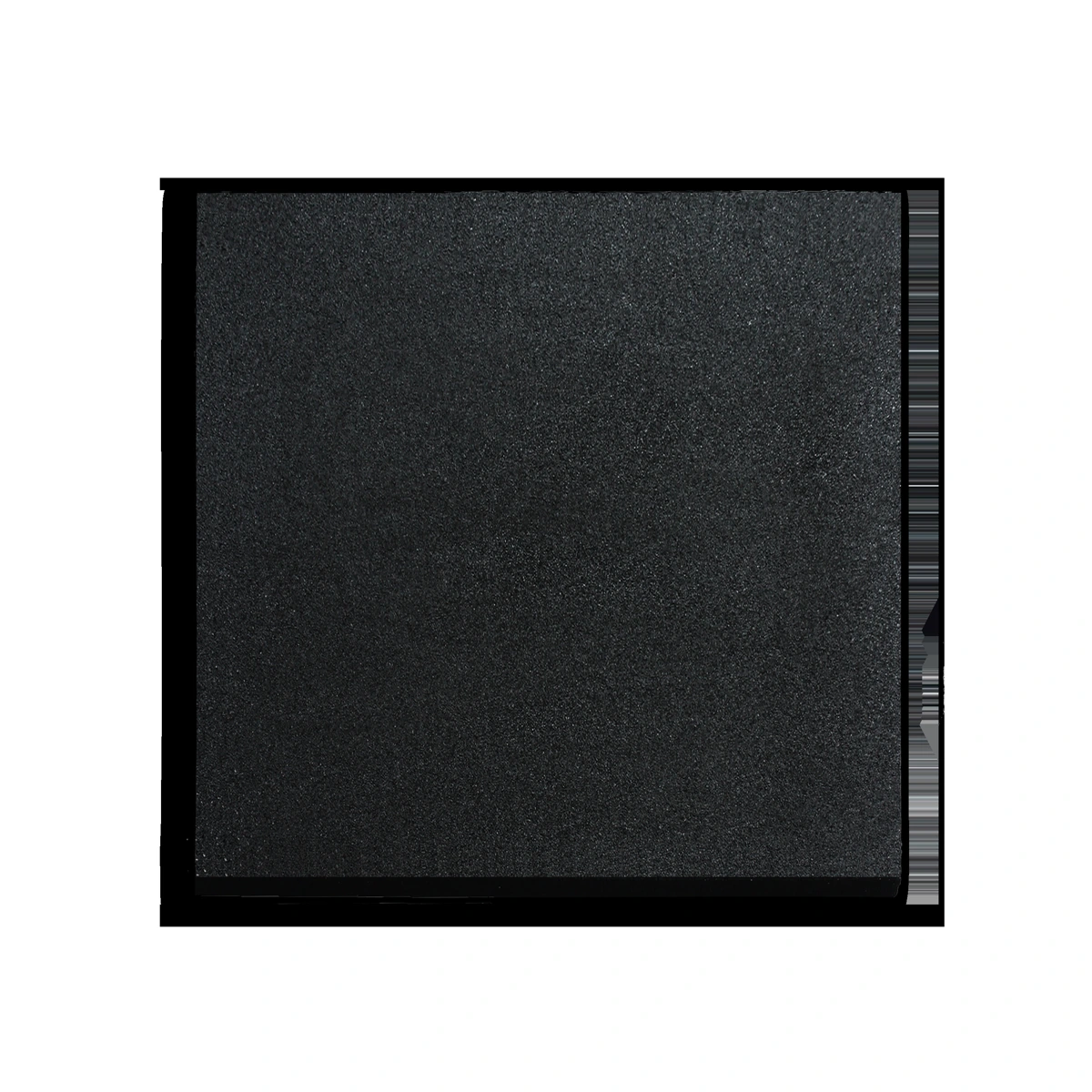 rubber tile | Black · 100×100 cm · 20 mm STU20FP-100/100BL1220