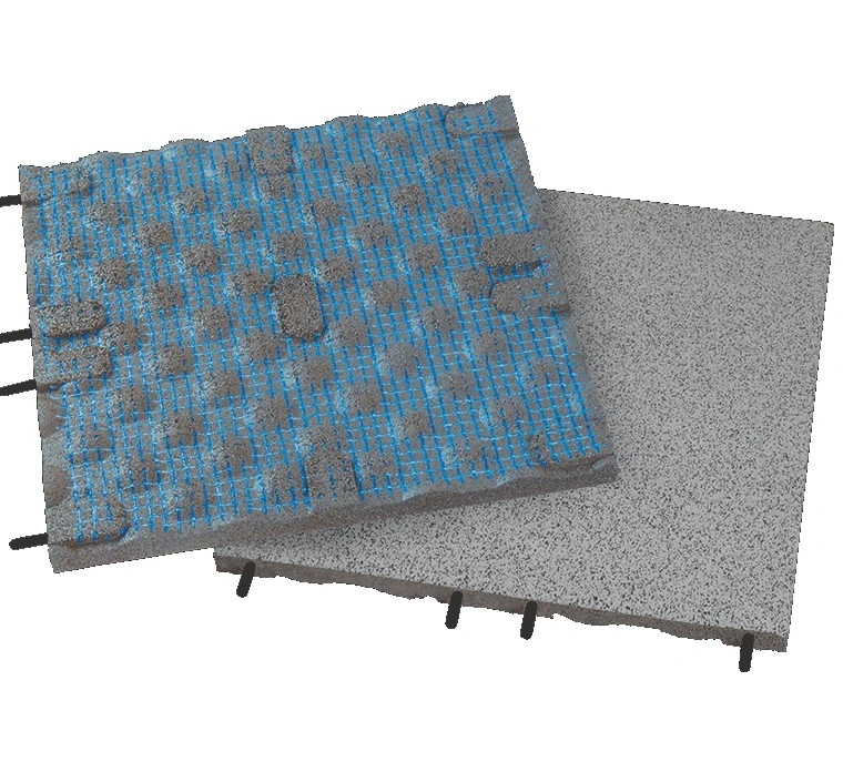 rubber tile | Gray · 100×50 cm · 30 mm