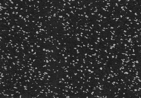 rubber tile | Black + gray dots · 100×100 cm · 30 mm