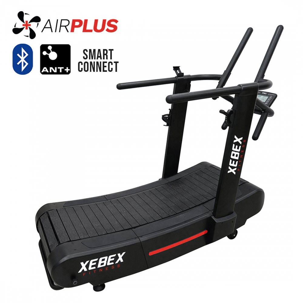 Curved treadmill with additional resistance AirPlus Runner