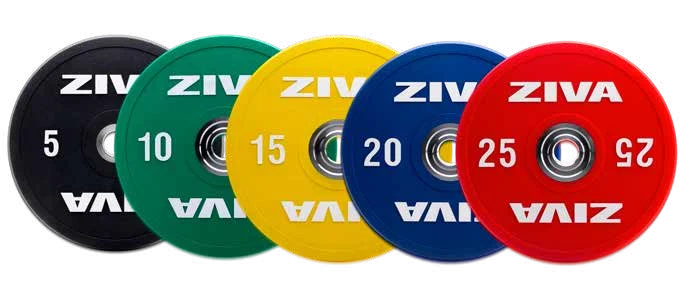 ZVO rubber coated weight plates ZVO-BDRB-3711-BK