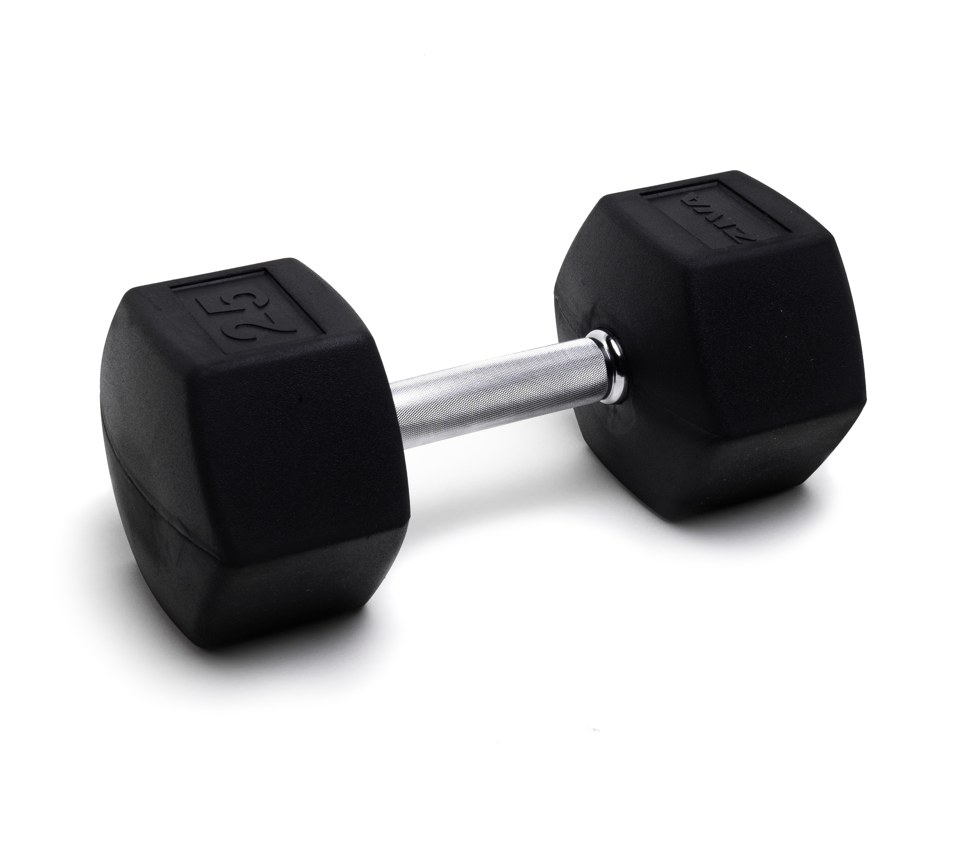 Black ProFT hexagonal dumbbells ZFT-DBHX-7257-BL