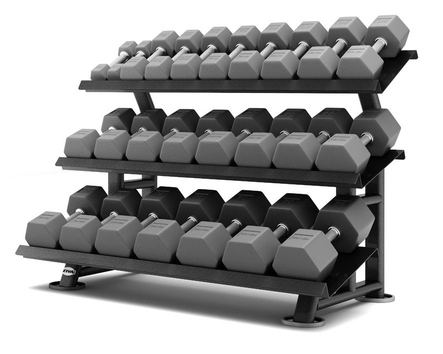 Three-story dumbbell rack ZFT-DBST-5132